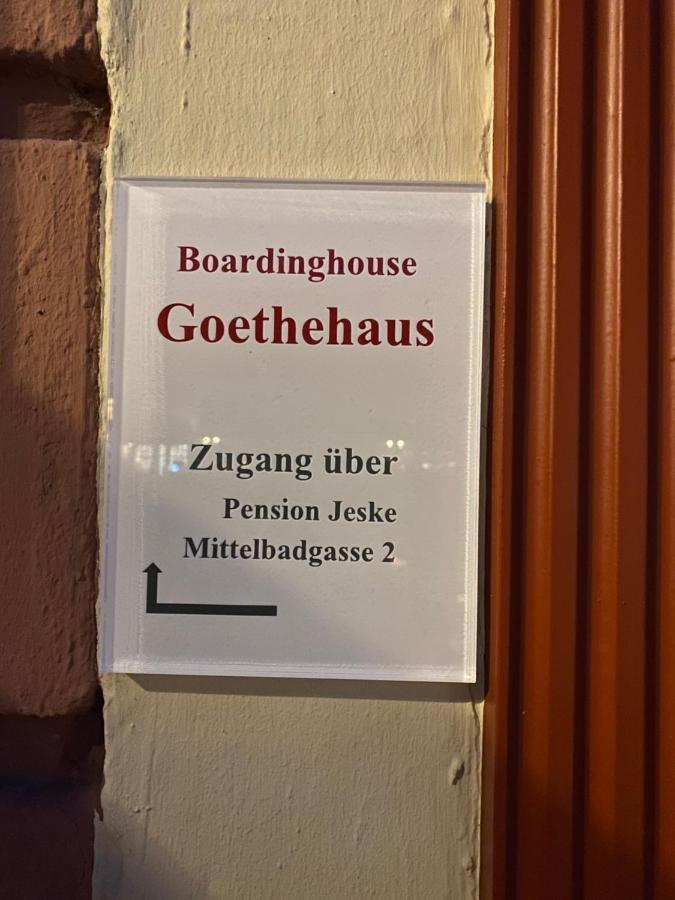 דירות היידלברג Boardinghouse Goethehaus מראה חיצוני תמונה